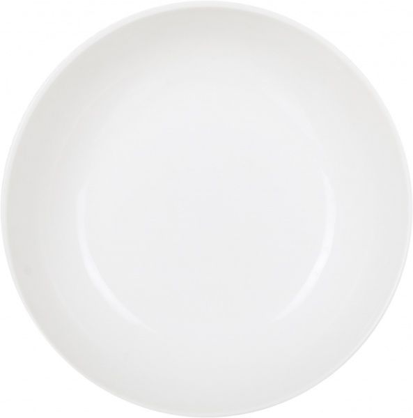 Тарелка суповая Nature 20 см 800 мл белая KRSCB389 Fiora