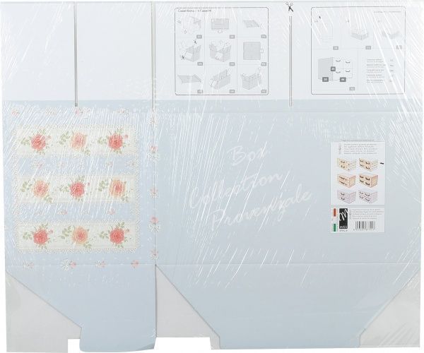 Комод картонний Miss Space Provenzale 4 відділення блакитний