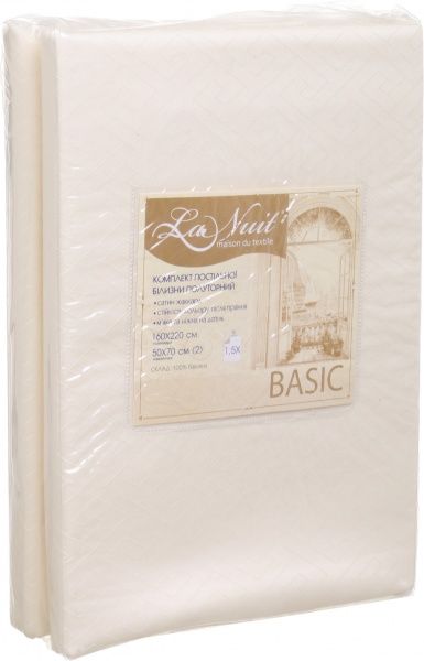 Комплект постільної білизни Ярослав 1.5 молочний La Nuit 