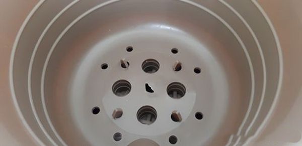 Горшок пластиковый Омела Омела Пастель 1,6 литра круглый 1,6л мускат 