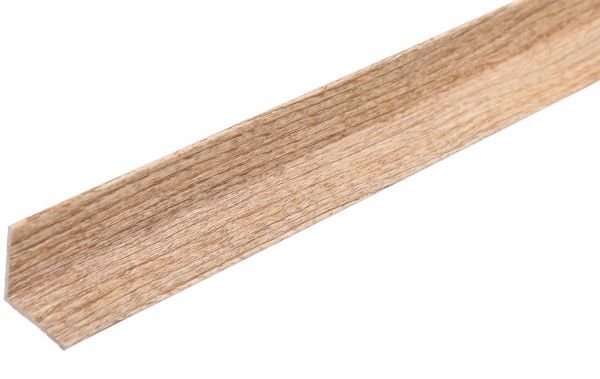 Порожек П28 КСК Профиль угловой скрытый крепеж 20х20x2700 мм лиственница 