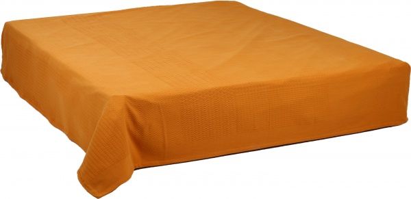 Покрывало декоративное 220x240 см Sesli Tekstil горчичный 