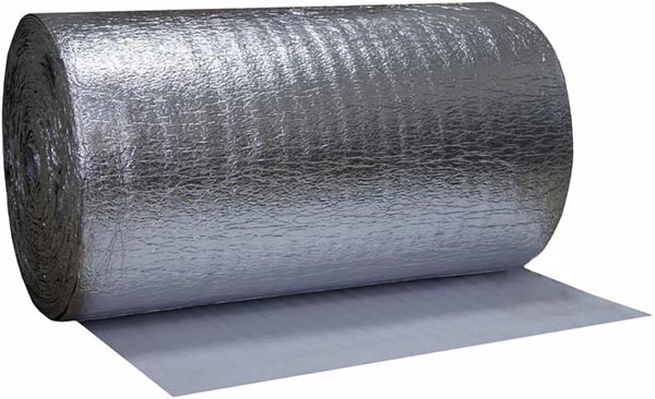 Полотно Normaizol с односторонним фольгированием алюфом НПЭ 8 мм