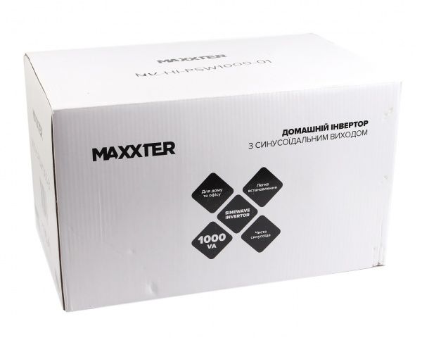 Источник бесперебойного питания (ИБП) Maxxter 1000VA MX-HI-PSW1000-01