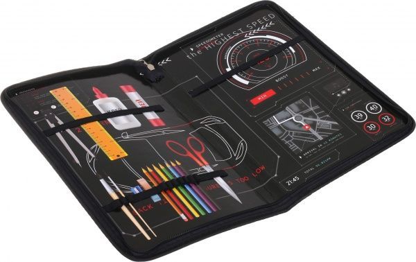 Папка для труда А4 на молнии ПР-01 Апельсин