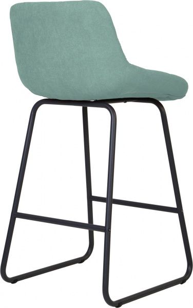 Стул барный Nowy Styl NICOLE HOKER CFS LB BLACK (BOX-2) (CH) SORO-34 бирюзовый 
