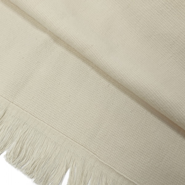 Полотенце пляжное Plain с бахромой 90x160 см бежевый 