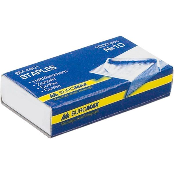 Скобы №10 1000 шт. Buromax