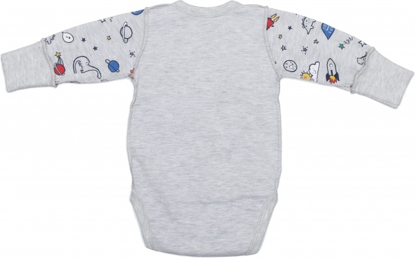 Комбинезон унисекс Фламинго р.56 меланж 146-304 