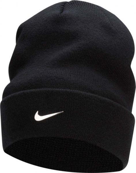 Шапка Nike U NK PEAK BEANIE SC MTSWSH L FB6527-010 р.one size черный