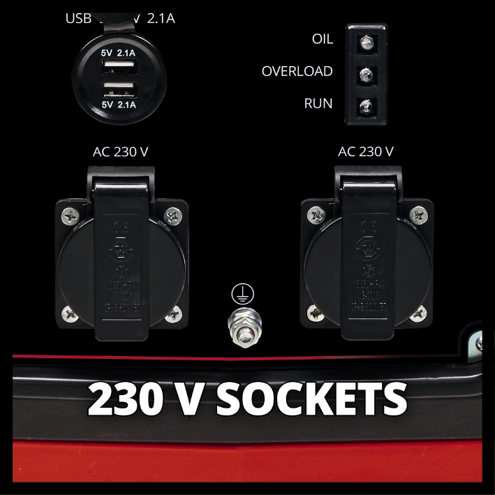Генератор бензиновый Einhell TC-IG 2000 1,8 кВт / 2 кВт 4152590