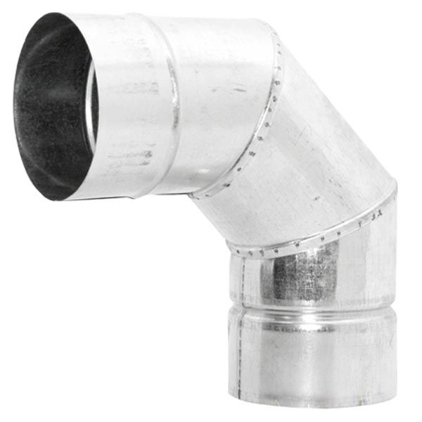 Коліно БЗ оцинкована сталь 90 Ф150 мм