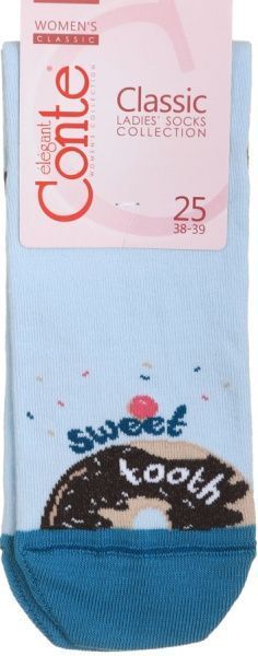 Шкарпетки Conte CLASSIC 7С-22СП 115 р. 25 світло-блакитний 