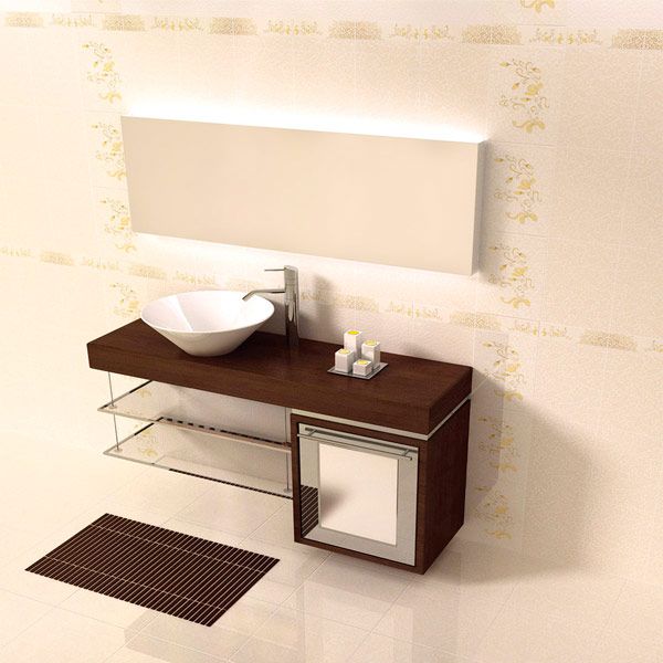 Бордюр Golden Tile Карамель 60х200 мм