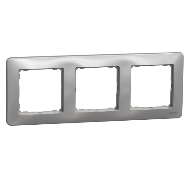 Рамка трехместная Schneider Electric Sedna Design универсальная алюминий SDD313803