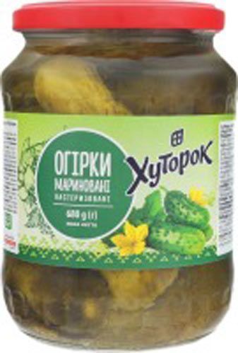 ОгурцыХуторок маринованые 680 г