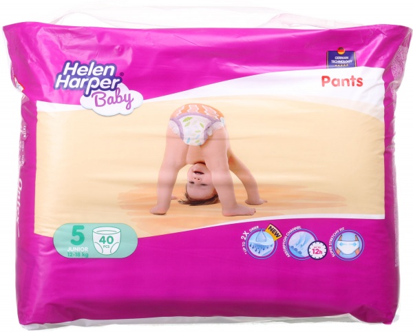 Підгузки-трусики Helen Harper Baby pants Junior 12-18 кг 40 шт.
