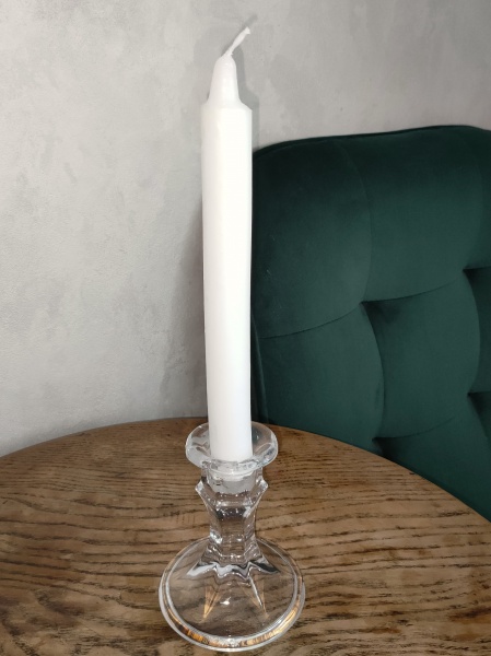 Свеча столвая белая Lumen