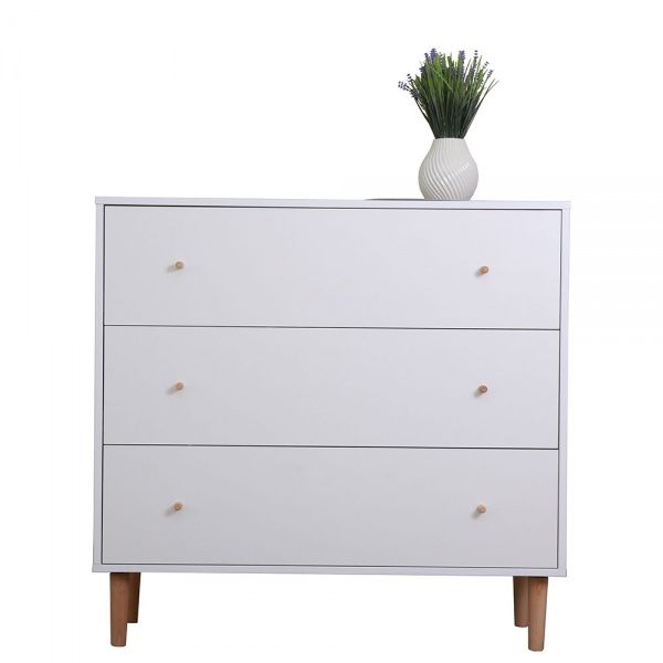 Комод Скандинавія 3Ш 1000х400х958 аляска/аляска 