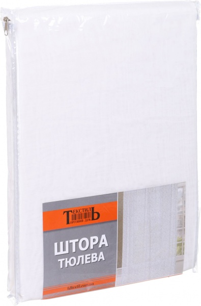 Тюль Plain 300х280 см белая
