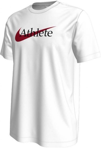 Футболка Nike NK DB TEE SW ATHLETE CW6950-100 р. S бело-красный