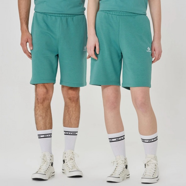 Шорти Converse GO-TO EMBROIDERED STAR CHEVRON FLEECE SHORT 10023875-346 р. XL зелений