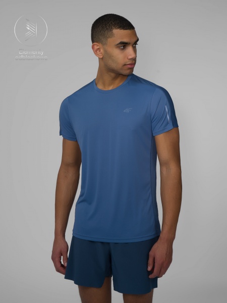 Футболка 4F TSHIRT FNK M282 4FSS23TFTSM282-32S р.S синий