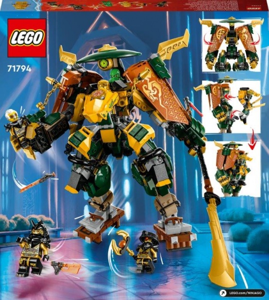 Конструктор LEGO NINJAGO Командні роботи ніндзя Ллойда й Арін 71794