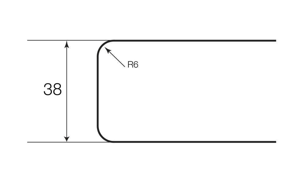 Столешница LuxeForm W298 влагостойкая 3050x600x38 мм морион