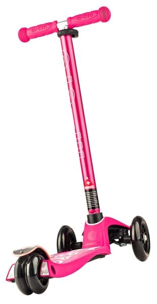 Самокат Micro Mobillity Systems Maxi Micro deluxe shocking pink розовое сияние ММD035 