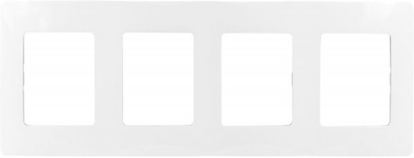 Рамка четырехместная Legrand Etika универсальная белый 672504