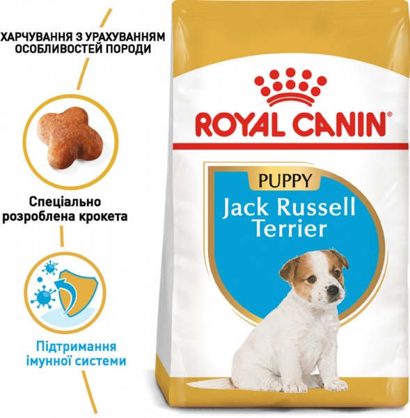Корм Royal Canin для цуценят JACK RUSSEL PUPPY (Джек Рассел Тер'єр Паппі), 1,5 кг