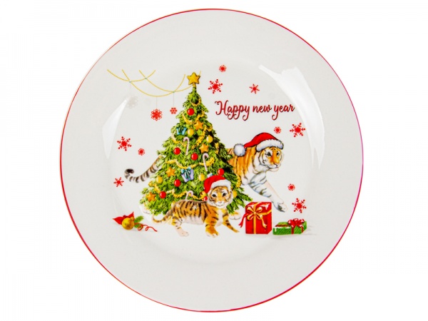 Тарелка десертная Тигр 21 см 858-0017 Lefard