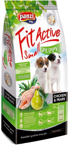 Корм сухий для цуценят для усіх порід FitActive Puppy&Junior 15 кг