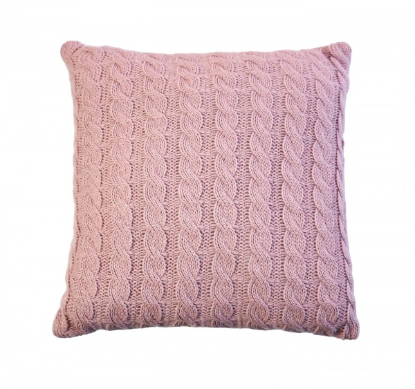 Подушка декоративная 45x45 см розовый 