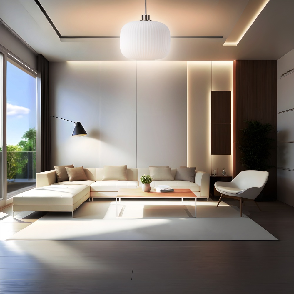 Підвіс Miorro Bravo 120х25 сатин.нікель/білий метал/скло 1x40 Вт E27 білий крем 51-310-008