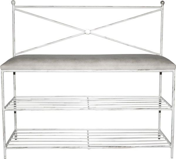 Банкетка Метал Арт Марс серый 