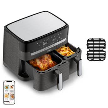 Мультипечь Tefal Dual Easy Fry & Grill Air Fryer EY905B40