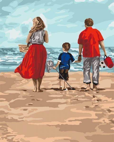 Картина за номерами Сімейний відпочинок Ідейка 