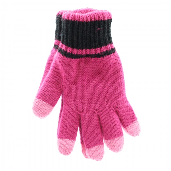 Варежки Margot Bis Darkness р.16 розовый 8975 