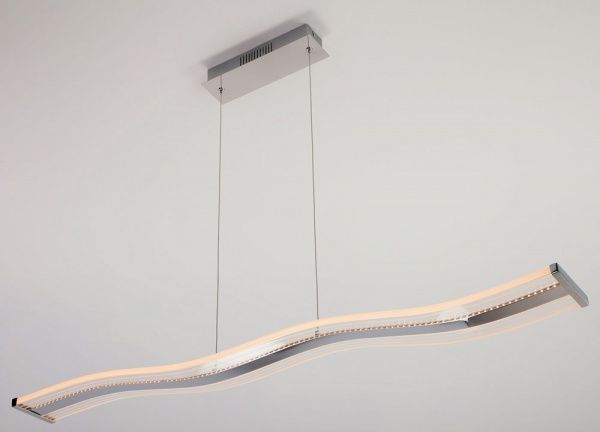 Люстра світлодіодна Strotskis Flexure 36 Вт хром 90071/1 