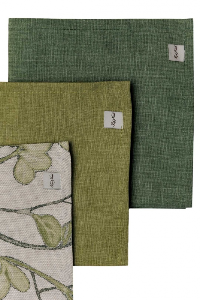 Серветка La Nuit БОТАНІКА зелена 40x40 см