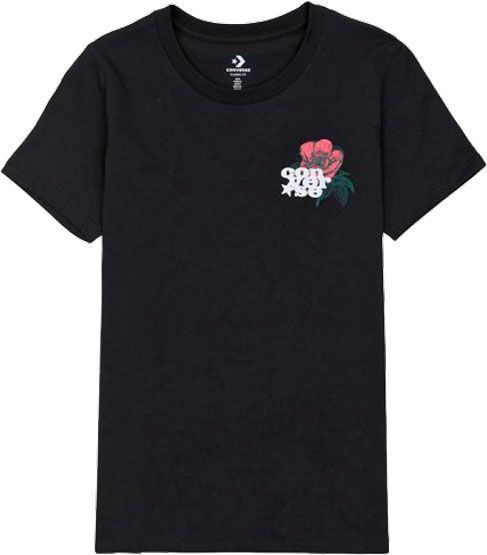 Футболка Converse ROMANCE CLASSIC TEE BLACK 10019820-001 S чорний
