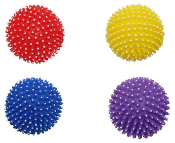 Игрушка ZooMax вінілова Мяч з шипами 9,5 см EV028