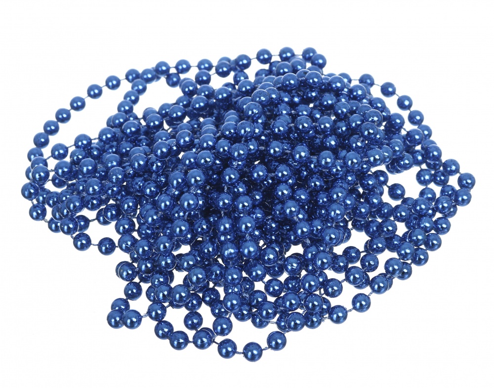 Бусы для елки в тубе в ассортименте EPI-No.17-75-6 6 мм 6 м