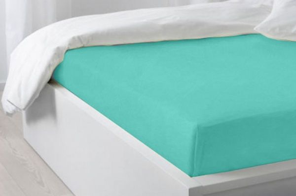 Простынь 220x240 см мятный Zastelli 