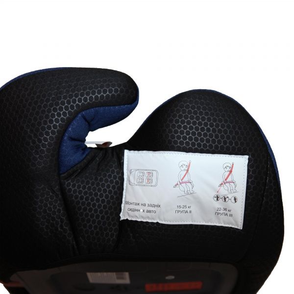 Автокресло-бустер BOSS AUTOMOTIVE синий с черным black