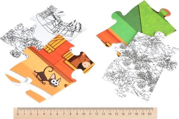 Раскраска-пазл Same Toy Ферма 2035Ut