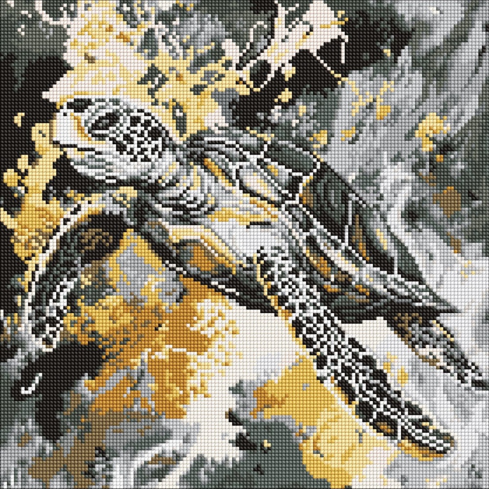 Алмазная мозаика Золотая черепаха ©art_selena_ua Ideyka