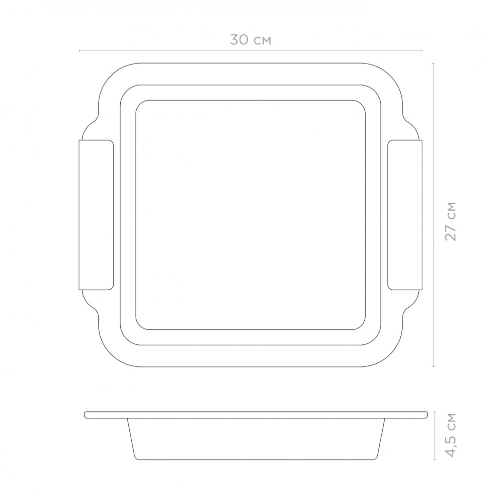 Форма для випікання Vinzer Dolci Line 30х27 см 50781